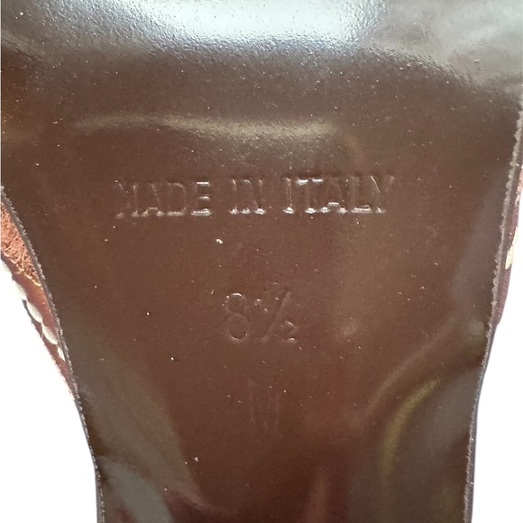 Casual Corner Brown Leather Pumps – Made in Spain |Size 8.5 | Like New in Box - Picture 4 of 5